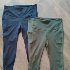 Black and Green leggings